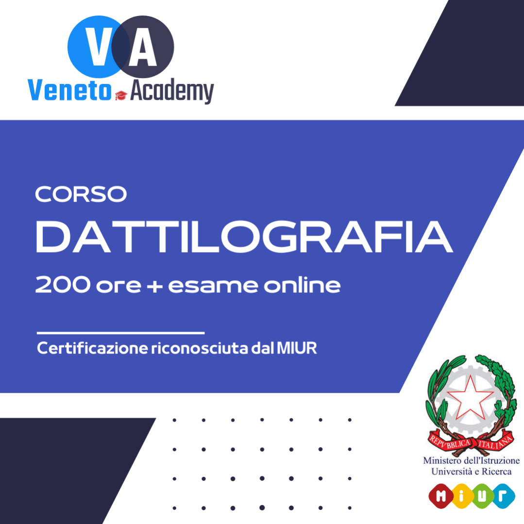 Dattilografia - Corso + Esame Online - Veneto Academy